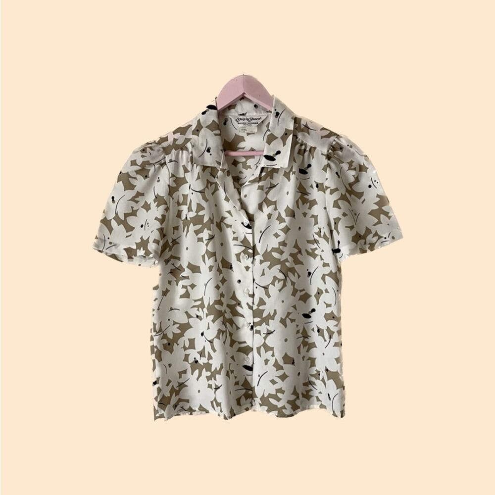 Vintage Ship N Shore Button Down Shirt